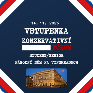 Vstupenka na Konzervativní fórum student/senior