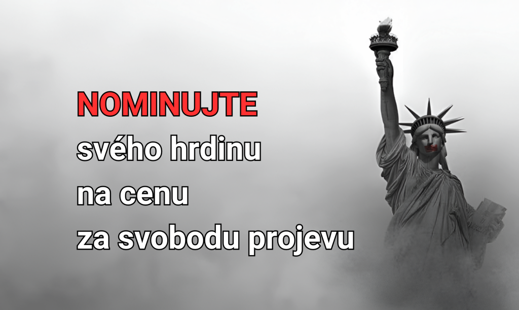 Přidat nadpis Nominujte jednotlivce i organizace na (anti)cenu za svobodu projevu