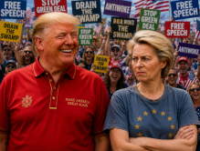 TrumpLeyenSmall Vysušme bažinu: jak se v Evropě poučit z trumpismu a hnutí MAGA
