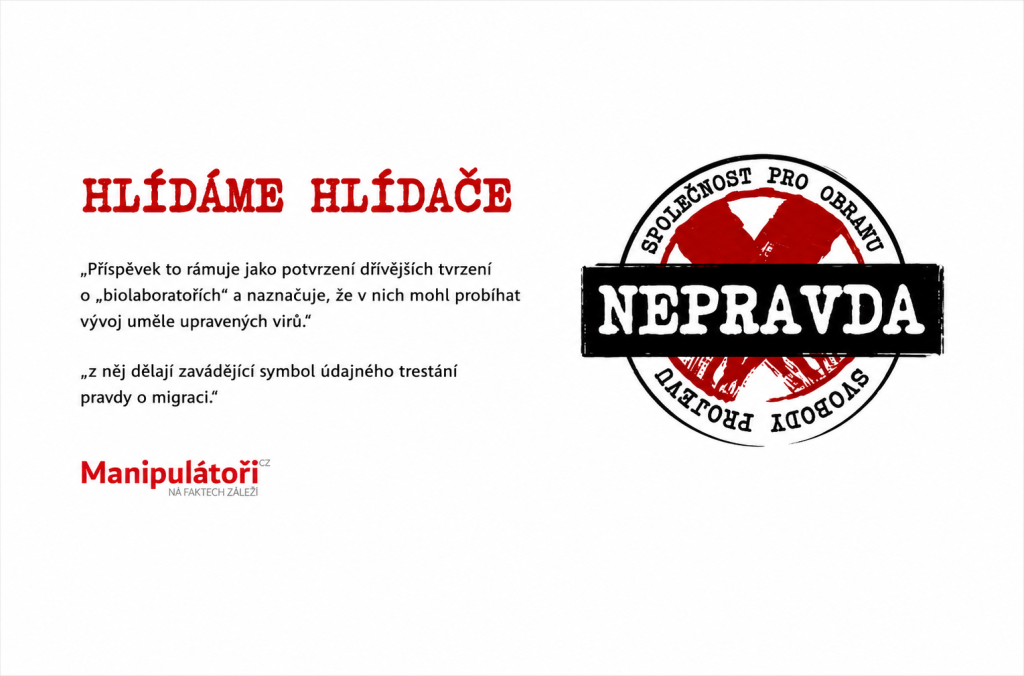 Hlídáme hlídače: Manipulátoři opět lžou