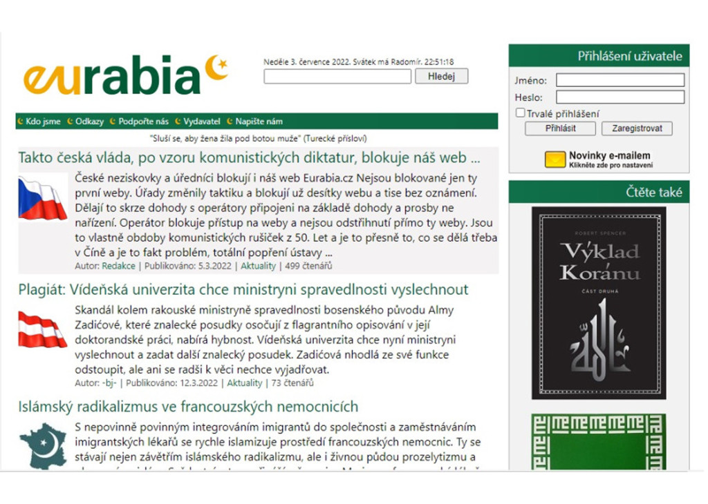 Eurabia: začal vznikat nový disent