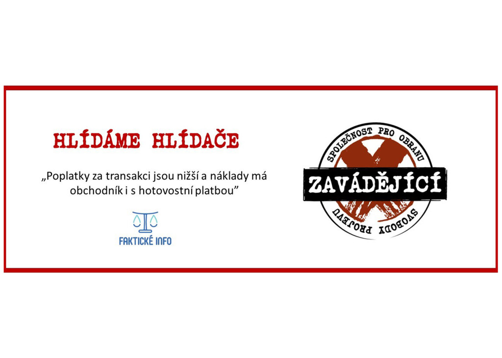 Hlídáme hlídače: Faktické info o platbách v hotovosti