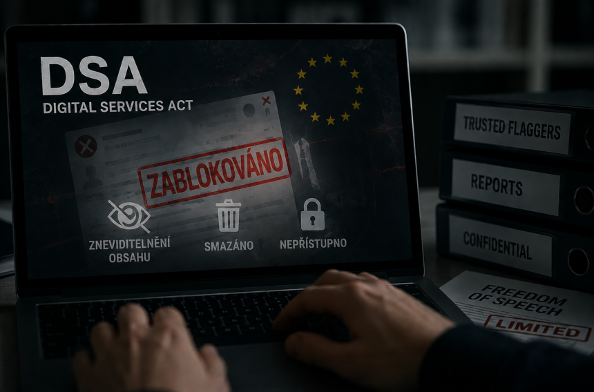 trusted flaggers článek Důvěryhodní oznamovatelé dle DSA pod minimální veřejnou kontrolou